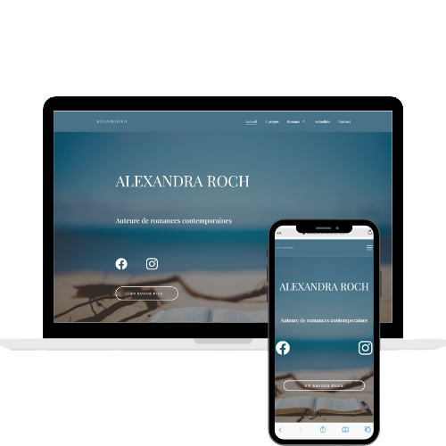 Site internet d'Alexandra Roch - WenDev.