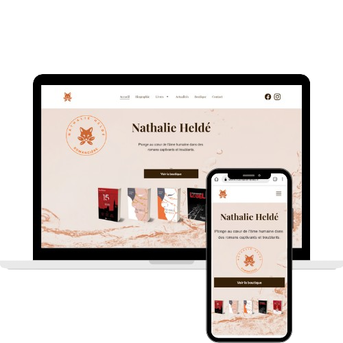 Site internet de Nathalie Heldé - WenDev.