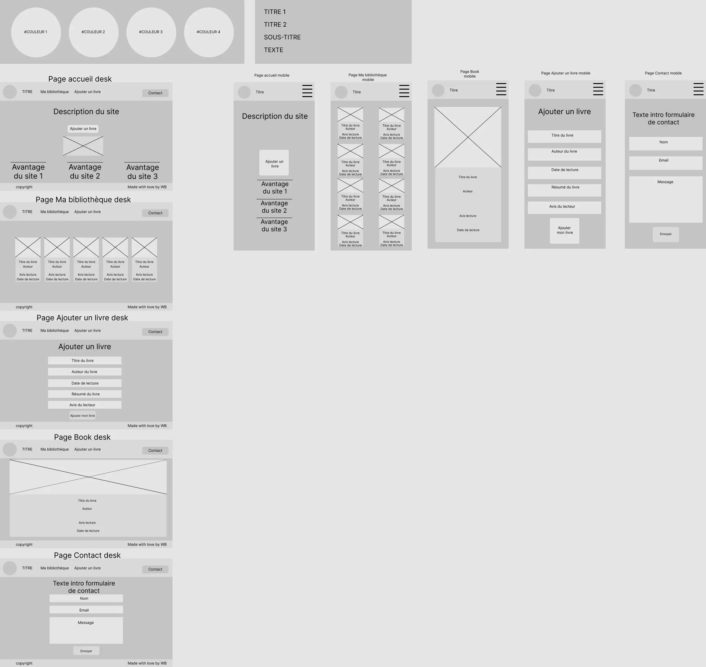 Prototype de l'application Ma Bibliothèque Numérique