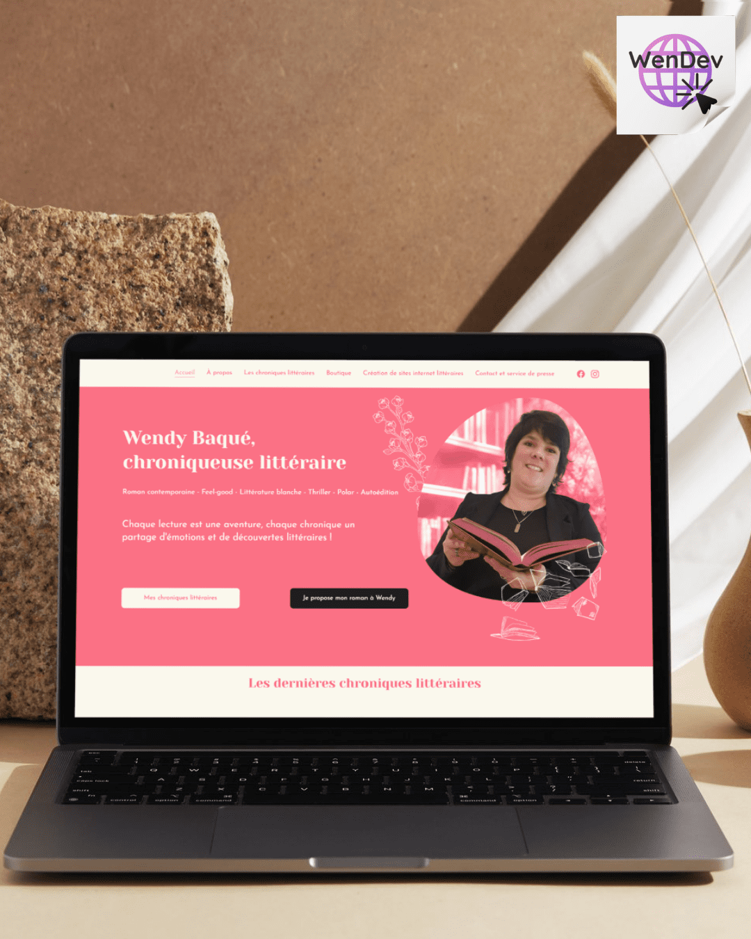 Blog de Wendy Baqué, chroniqueuse littéraire, réalisé par WenDev. Blog de Wendy Baqué, chroniqueuse littéraire, réalisé par WenDev.