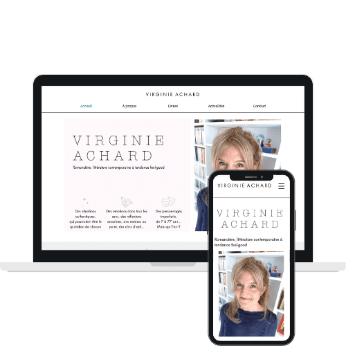 Site internet de Virginie Achard, Romancière, littérature contemporaine à tendance feel-good - WenDev. Site internet de Virginie Achard, Romancière, littérature contemporaine à tendance feel-good - WenDev.